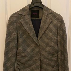 Robyn plaid blazer